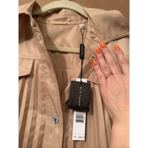 NWT Elle Tahari Pleated Midi Dress - Picture 7 of 12